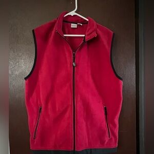 Red Fleece Vest